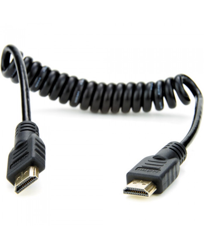 Atomos Full HDMI to Full HDMI Cable coiled 30cm