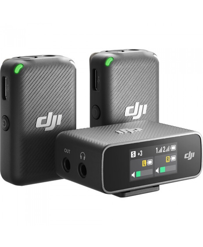 DJI Mic 2-Person Compact Digital Wireless Microphone System/Recorder