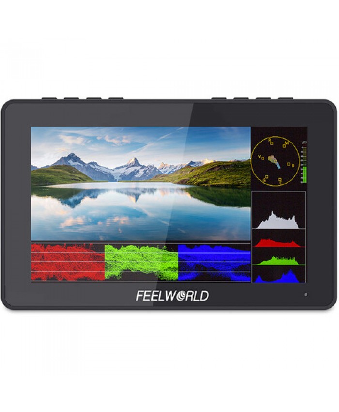 FeelWorld F5 Pro V4 5.5" 4K HDMI IPS Touchscreen Monitor with LED Fill Light