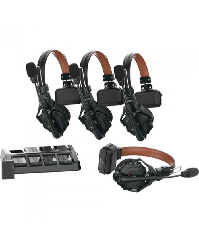 Hollyland Solidcom C1 Pro-4S Full-Duplex Wireless Intercom System with 4 Headsets (1.9 GHz)