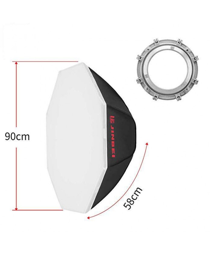 JINBEI DM-90 35"/90cm Octobox Octa Softbox Bowens Mount