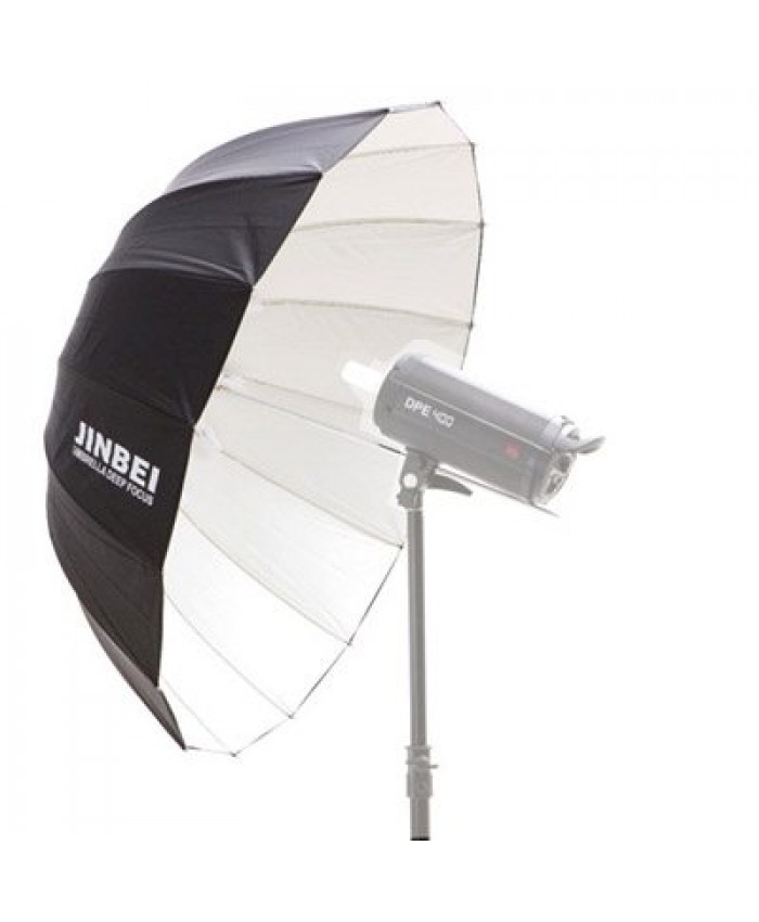 Jinbei Deep Umbrella White 130cm with Soft Cloth