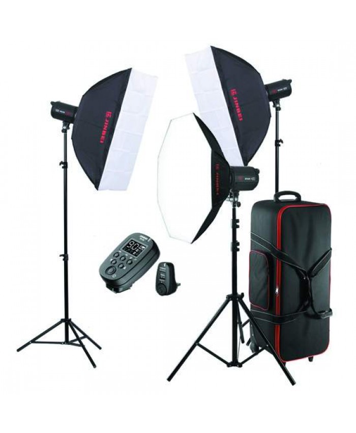 Jinbei Spark III-400 Studio Flash Kit 3 Heads