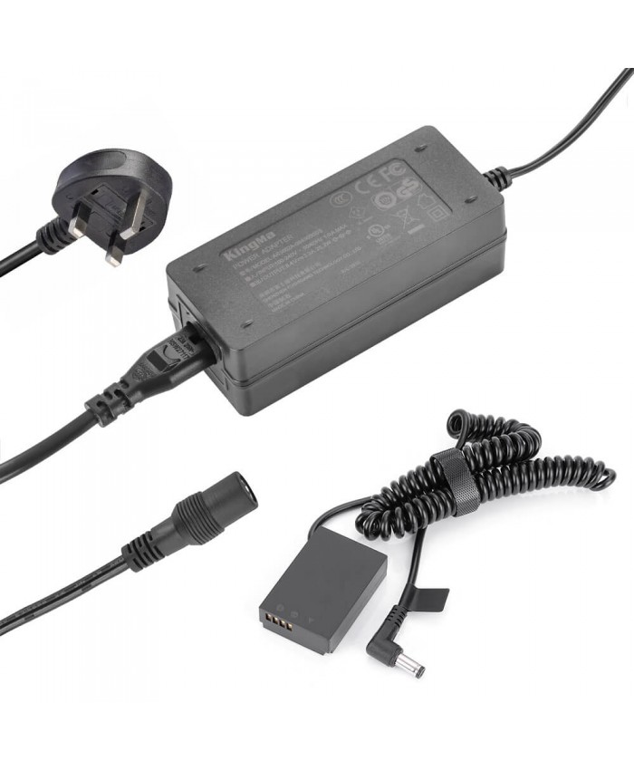 KingMa DR-LPE12 Dummy Battery + UK Plug Power adapter