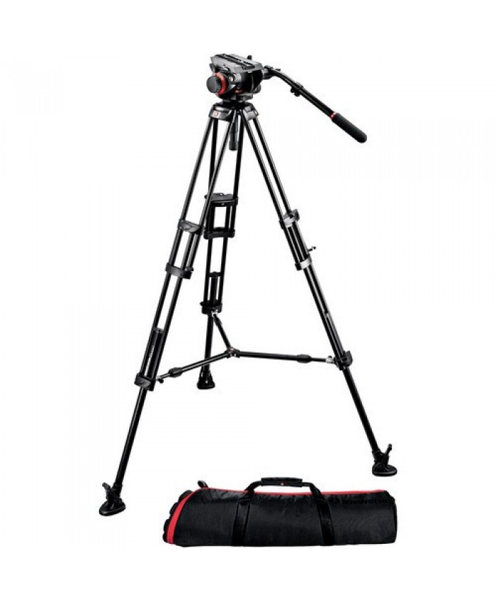 Manfrotto 504HD Head w/546B 2-Stage Aluminum Tripod System