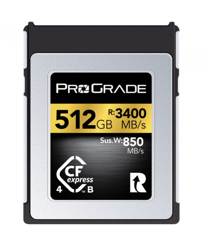 ProGrade Digital 512GB CFexpress 4.0 Type B Gold Memory Card