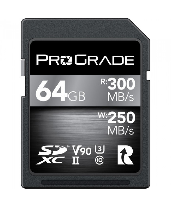 ProGrade Digital 64GB UHS-II SDXC V90 Memory Card