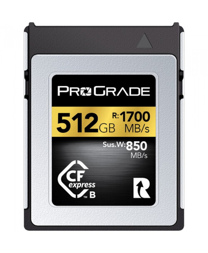 ProGrade Digital 512GB CFexpress 2.0 Type B Gold Memory Card