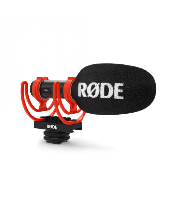 Rode VideoMic GO II Ultracompact Analog/USB Camera-Mount Shotgun Microphone