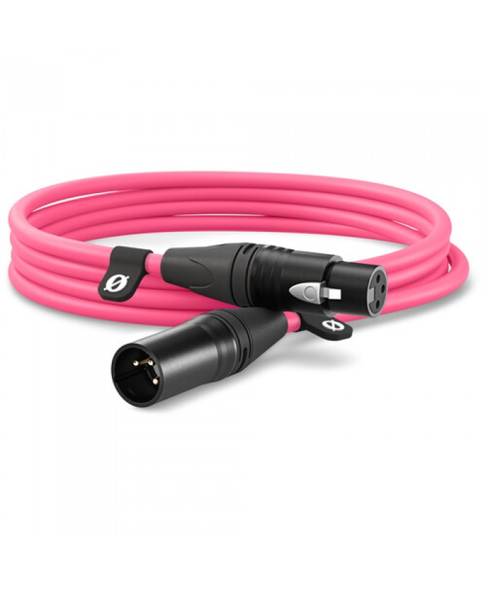 RODE XLR Male to XLR 3M Female Cable Pink