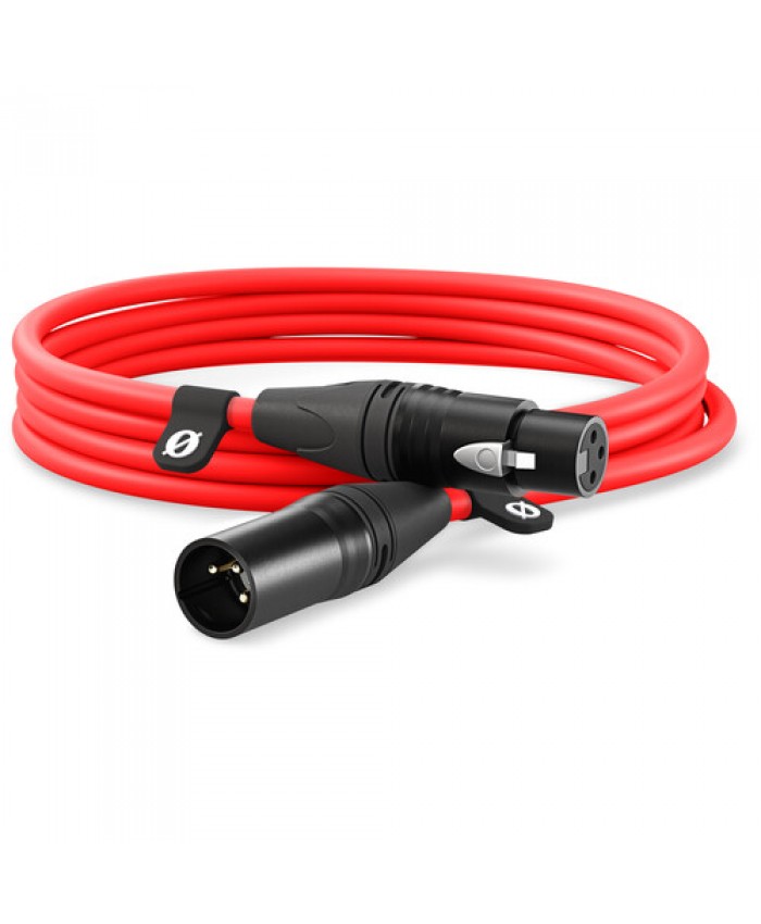 RODE XLR Male to XLR 3M Female Cable Red