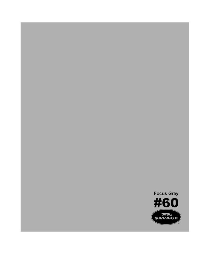 Savage Widetone Seamless Background Paper #60 Focus Gray2.7m