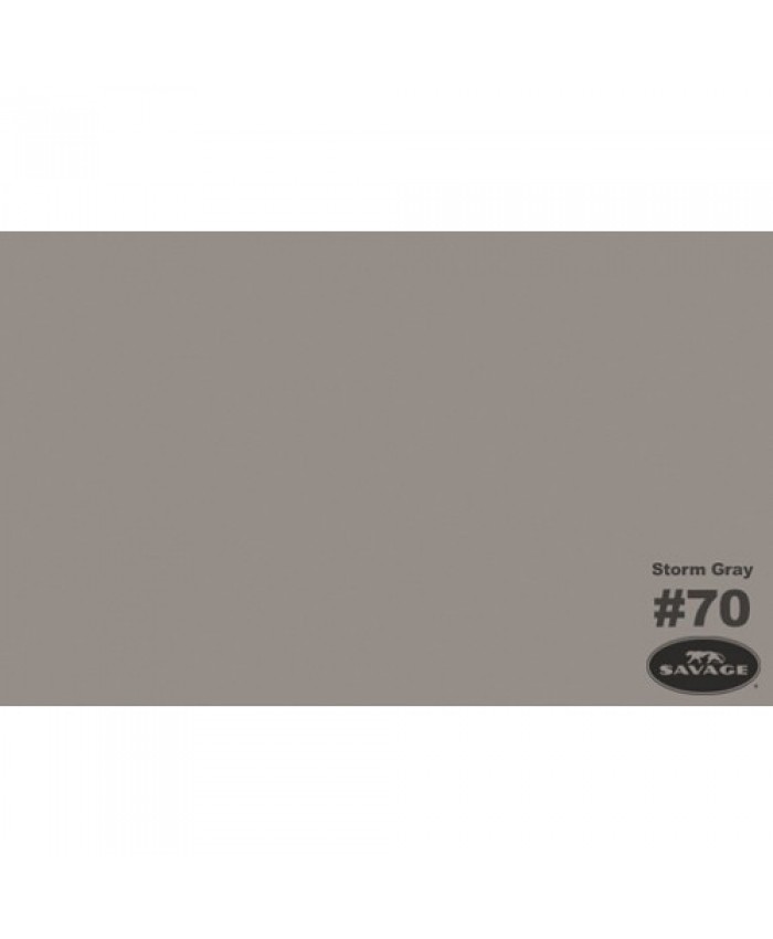 Savage Widetone Seamless Background Paper #70 Storm Gray 2.7m