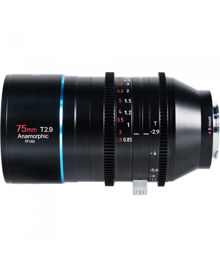 Sirui 75mm T2.9 Full Frame 1.6x Anamorphic Lens Sony E