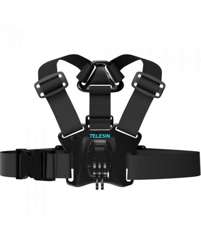 TELESIN Chest Strap with Dual-Mount/J-Hook for GoPro/Action Cameras