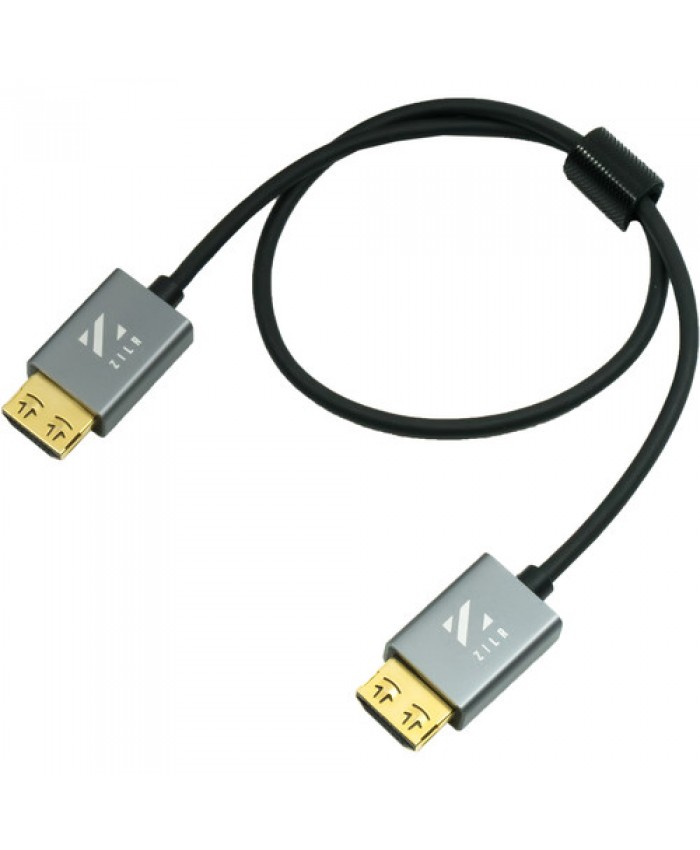 ZILR ZRHAA01 4Kp60 Hyper-Thin High-Speed HDMI Secure Cable with Ethernet 45cm