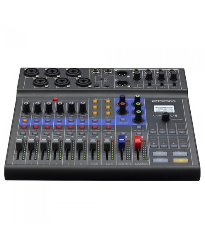 Zoom LiveTrak L-8 Portable 8-Channel Digital Mixer and Multitrack Recorder