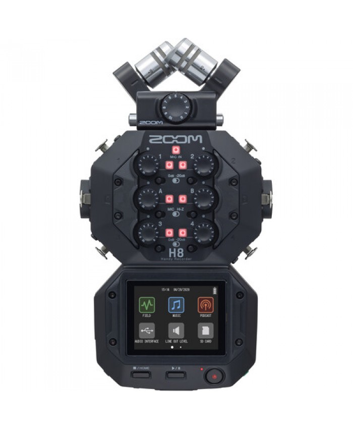 Zoom H8 8-Input / 12-Track Portable Handy Recorder