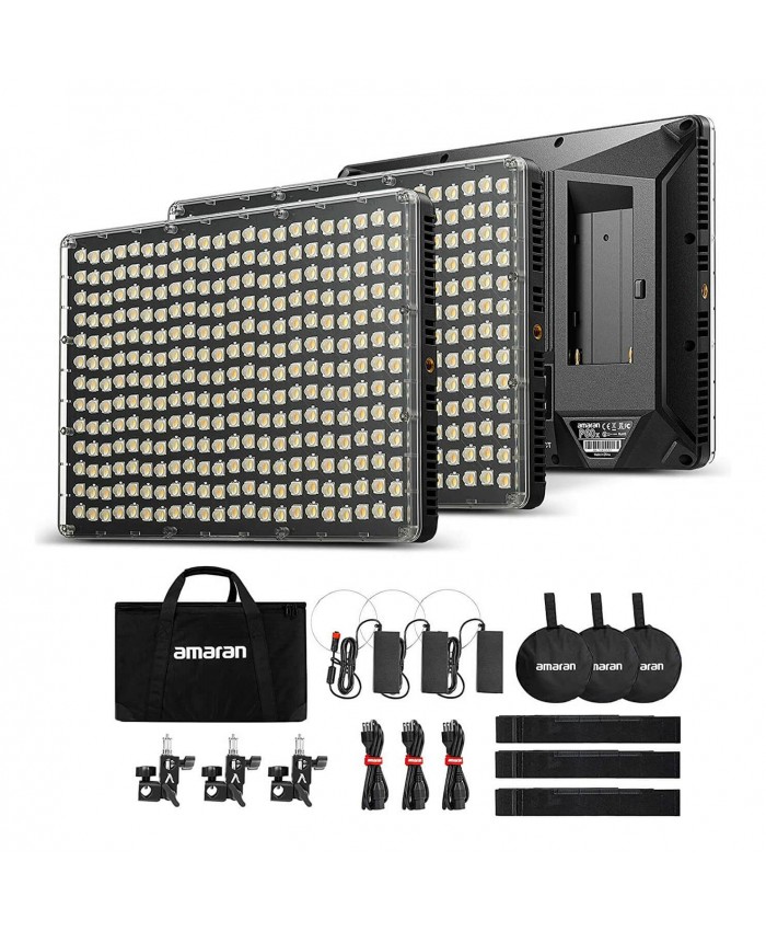 amaran P60x Bi-Color LED Light Panel (3-Light Kit)