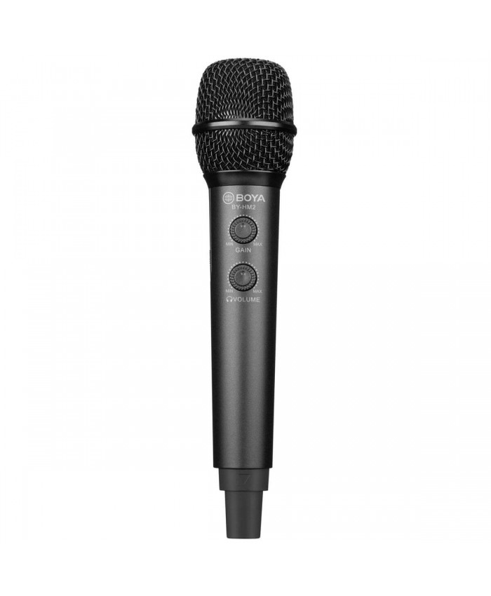 BOYA BY-HM2 Digital Cardioid Condenser Electret Handheld Microphone for iOS/Android/Mac/Windows