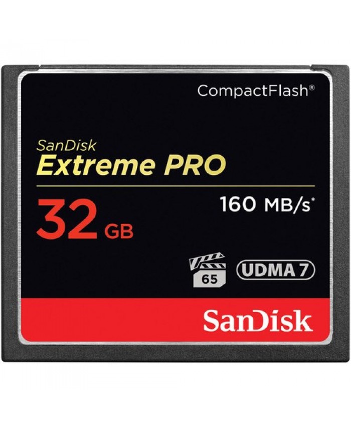 SanDisk 32GB Extreme Pro CompactFlash Memory Card 160MB/s