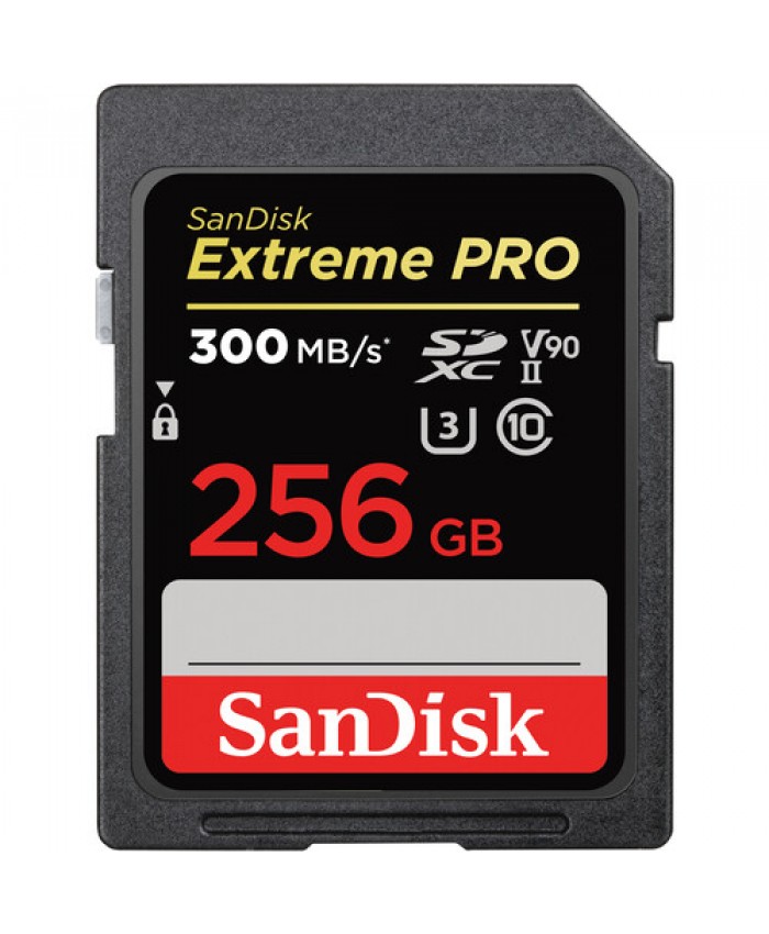 SanDisk 256GB Extreme PRO UHS-II SDXC Memory Card