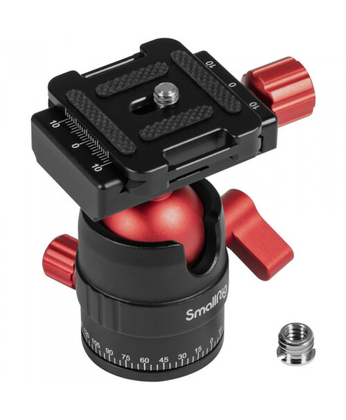 SmallRig 3034 Aluminum Panoramic Ball Head with Quick Release Plate