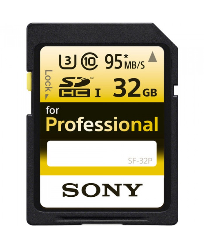 Sony 32GB Ultra-High Durability Professional SDHC UHS-I Memory Card Class 10