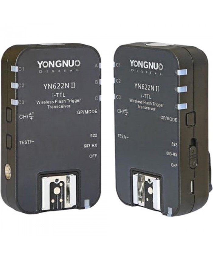 Yongnuo YN-622N II E-TTL Wireless Flash Transceiver for Nikon 2-Pack