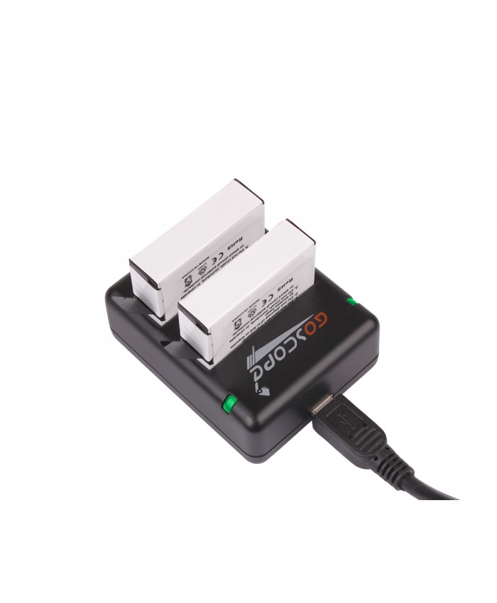 GoScope Dual Charger with Battery for Gopro Hero4