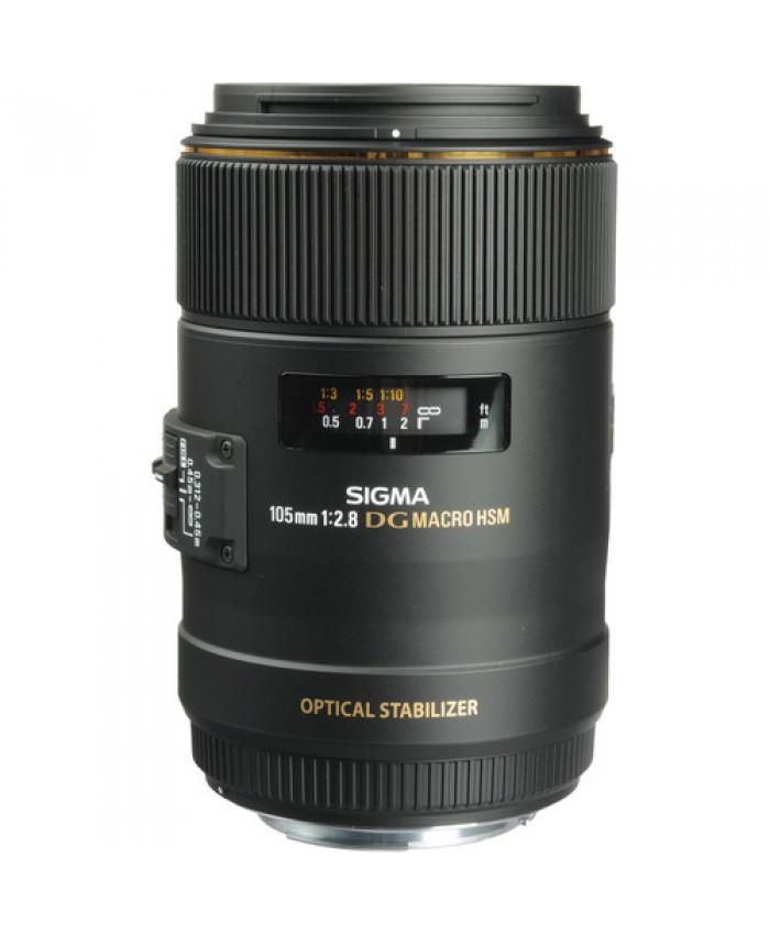 Sigma 105mm f/2.8 EX DG OS HSM Macro Lens for Canon